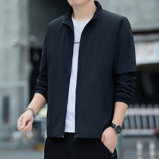 韓版潮流大碼男士休閒棒球服外套