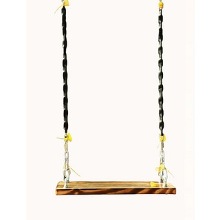 나무 그네안장 그네 놀이터 펜션 벤치 로프 좌판 부품 실내 공원 안장, 4. 탄화목 60cmx20cm 스트랩