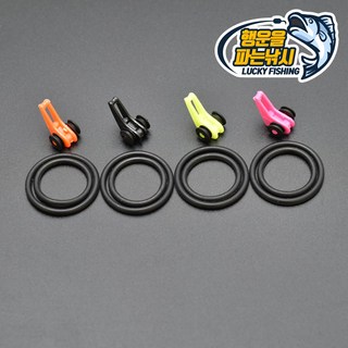 [행운을파는낚시] ROD 훅키퍼(4가지색) 바늘걸이 바늘고리 훅홀더 훅걸이 루어낚시, 2개