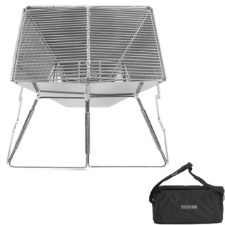 캠핑 1인용 커플용 작은사이즈 불멍 화로대 애견캠핑 고기구이 인스타 글램핑용 장작용 숯불구이, 1개