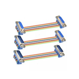 D-SUB 수 암 케이블 직렬 포트 커넥터 어댑터 RS232 COM 익스텐션 DIDC 9 15 37 핀 개, 03 DB9, 05 10cm, 03 Female to Female