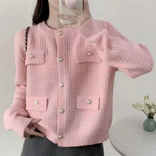 雪莉小姐 小香風格針織開襟衫