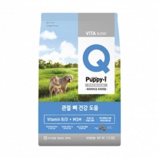 퍼피아이 퍼피아이Q 관절뼈건강 1.5kg, 뼈/관절강화, 2개