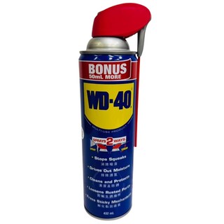 WD-40 除鏽油 432ml 增量版 (附噴頭) - 除鏽、潤滑、保養、防鏽多功能, 1個