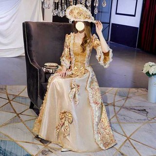 뮤지컬 무대의상 공주풍 원피스 드레스 중세 공연