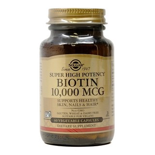 솔가 비오틴 10 000mcg 베지터블 캡슐, 60정, 1개