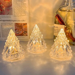 크리스탈 빙산 마운틴 LED 조명 캠핑 차박 렌턴 램프 감성 무드등, 크리스탈LED조명 - 3개