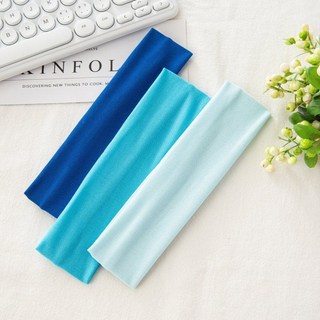 男女瑜伽髮帶吸汗帶籃球髮帶素色帶運動頭帶頭巾薄款純色止汗髮帶, 米色,1條裝, 1個