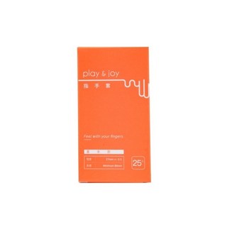 Play&Joy 玻尿酸衛生指險套 25入裝, 1個, 基本款 25入