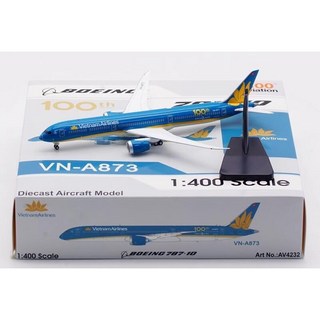 AVIATION 越南航空 波音787-10 飛機模型 1:400 比例 VN-A873 AV4232, 1個