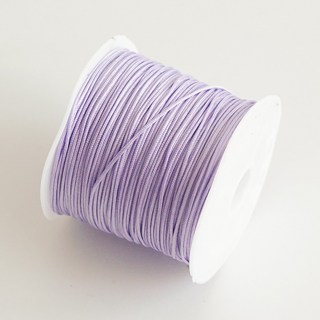 디어플레이스 나일론 매듭실 매듭끈 0.8mm 팔찌 만들기 재료, 1개, [19번 파스텔퍼플] x 50m