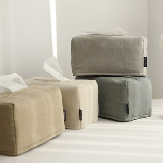 [아망떼] 소노 순면 피그먼트 직사각형 티슈커버4color, 상세 설명 참조