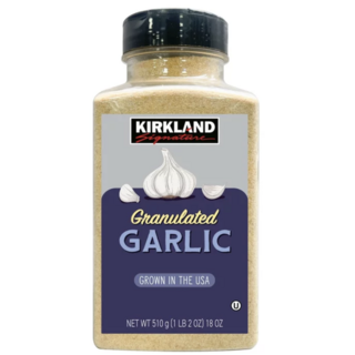 Kirkland Signature 大蒜粒 美國原產 510g 家庭號 蒜香調味, 510公克, 1個