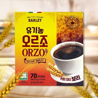 유기농 오르조 보리차 트레이더스, 1개, 70개입, 2g