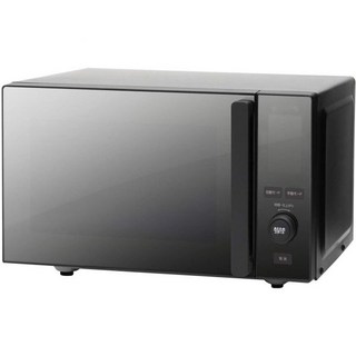 전자레인지 20L 플랫테이블 단기능 자동 데우기 기능 1인 가구 적외선 센서 헤르츠프리 저소음 멋쟁이 700W 손질 간단 블랙 DR-E273B [병행수입품]