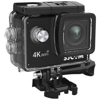 SJCAM SJ4000 AIR WIFI 防水型 運動攝影機 機車行車記錄器 4K高畫質, 黑色+32GB記憶卡