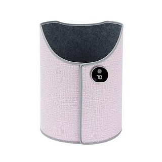 책상 아래 전기 다리 온열기 5단계 조절 가능한 인체공학적 랩 스페이스 히터 조용하고 컴팩트한 가정용 사, 01 Pink