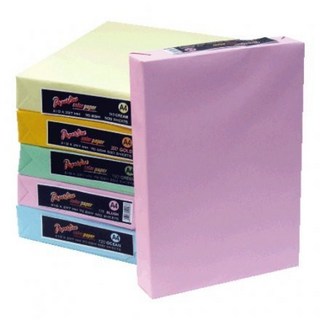 PAPERLINE 振昌文具 A4 彩色影印紙 70磅 500張入, 1包, 110淺黃