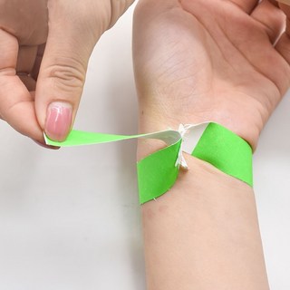 100/600개 일회용 종이 팔찌 파티 축제 크리스마스 및 할로윈을 위한 찢어짐 방지 식별, 01 Mix 600pcs