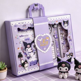 Colvani 캑리터 다이어리 꾸미기 다꾸 문구 입학선물 쿠로미 마미멜로디 시나모롤, 퍼플, 1개