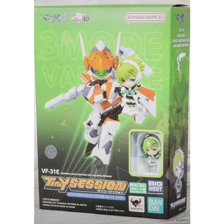 TINY SESSION 超時空要塞 VF-31E 齊格菲 (恰克機)&蕾娜 模型，精緻組裝模型，重現經典動畫場景，模型收藏家的夢幻逸品, 1個