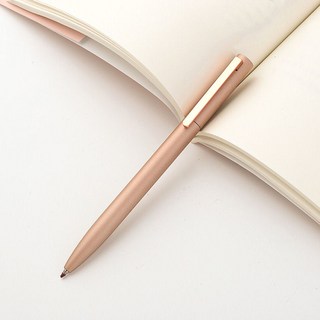 네오그립 에센스 볼펜 각인볼펜 잘써지는펜 볼펜제작 무료각인, 로즈골드, 1개