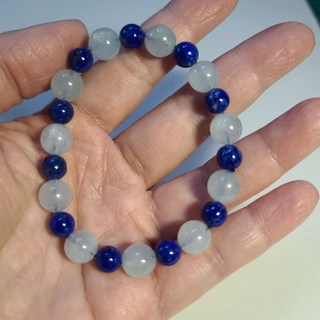 晶寶水晶 海藍寶青金石薰衣草紫水晶紫雲母手鍊手環手珠，多種天然寶石設計，提升個人魅力與時尚風格
