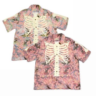 [캐피탈 재고보유] Kapital Rayon 사쿠라 본 아로하 셔츠