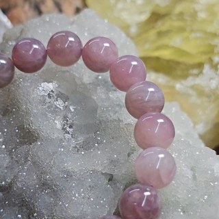 天然紫馬粉水晶手鍊 11mm 手圍17.5cm 一物一拍