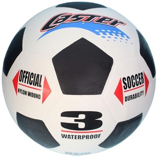 CASTER 3號足球 (橡膠五角黑格) 幼兒園專用足球 標準尺寸, 1個
