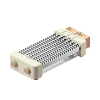 多功能烤腸機，可拆卸清潔，無極調溫，附多種烤盤，卡扣調味盒，雙環U形速熱, 1套