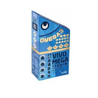VIVOMEGA 鱻鱻果實 高濃度魚油膠囊, 1個, 鱻鱻果實高濃度魚油60顆/盒