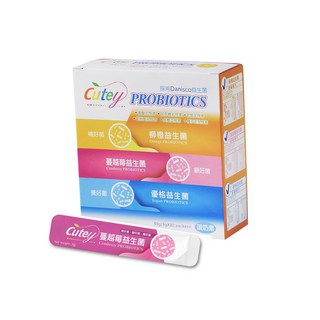 Cutey 專利Danisco益生菌(蔓越莓) 30包/盒, 1套裝, 30