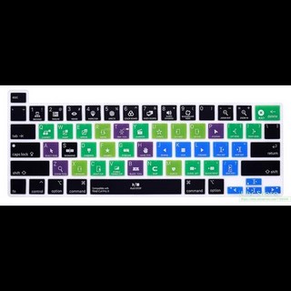 실리콘 키보드 커버 파이널 컷 프로 X 단축키 2024 맥북 호환 14 16 15 13 M4 M3 M2 M1 에어 인치 13.6 12, [01] A2289 A2251 A2338