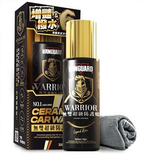 【VANGUARD】『贈超細纖維布』防護蠟 瓷光質感 增豔潑水 抗污 汽車蠟 美容蠟 棕櫚蠟 乳蠟, 1個, 300ml