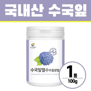 수국잎 열수 추출물 분말 가루 리세린지 헬시위듀, 100g, 1개