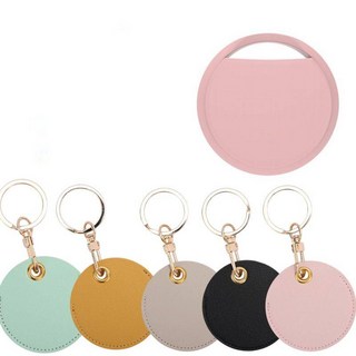 airtag 智能防丟定位器 安卓 ios 通用 FindMy認證 包包 鑰匙 寵物 老人 追蹤器, 粉色 （只支援頻果）+收納鑰匙圈, 1個