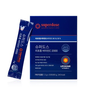 슈퍼도스 리포좀 비타민C 2000, 1박스, 30회분
