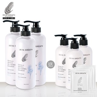 IRIYA伊麗雅積雪草控油洗髮精730ML(買大送小加贈護髮試用包), 3件, 三入, 730ml