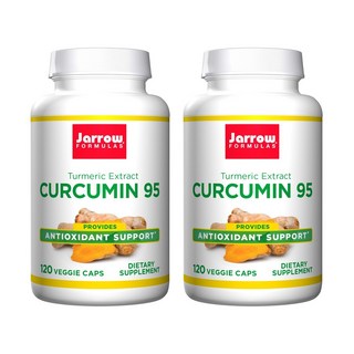 Jarrow FORMULAS 賈羅公式 薑黃素95素食膠囊 500mg, 120顆, 2罐