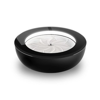 홈딕 드 트 샌드스케이프 영구 모션 머신 젠 가든 명상 액세서리 장식용 블루투스 iOS 안드로이드 바이 홈딕스(16인치(중형) 블랙), Black, 16 Inch (Medium), 1개