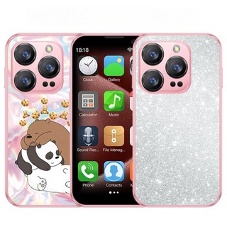 XS18 Pro 새로운 2GB RAM 16GB ROM Android 9.0 얼굴 인식 듀얼 SIM 듀얼 스탠바이 3G 네트워크 3.0" 스마트폰, Pink, Pink