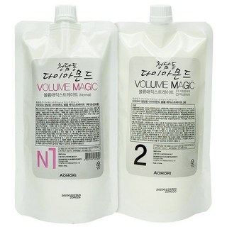 아오모리 다이아몬드 볼륨매직 400ml 1제N손상+2제액상, 아오모리 다이아몬드 볼륨매직 400ml 1제N손상+2제, 1개