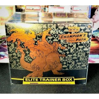 플라스틱 엘리트 트레이너 박스 보호대 투명 보호 디스플레이 케이스 카드 팩 슬리브 커버, 1개, 기본