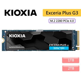 KIOXIA 鎧俠 Exceria Plus G3 SSD M.2 2280 PCIe4.0 固態硬碟 1TB/2TB, 2TB