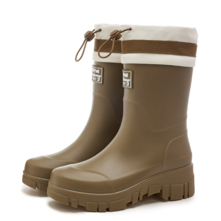 時尚百搭加厚底防滑束口設計雨靴，雨天出行必備，防水舒適，呵護雙腳