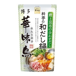 HANAMIDORI 博多華味鳥 水炊鍋高湯 雞湯風味 600g 日本進口, 1個, 料亭和風 2026.12.16