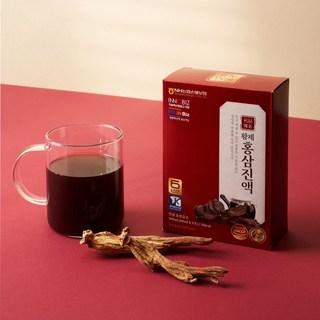 로얄생활건강 6년근 황제 홍삼진액 홍삼즙, 30개, 60ml
