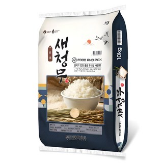 푸드앤픽 2025년산 햅쌀 새청무, 10kg, 1개, 특등급