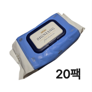 아이러브베베 시그니앙 오블루 물티슈 캡형, 75g, 77개입, 20개
